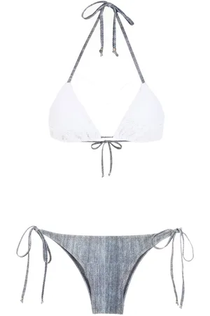 AMIR SLAMA Set bikini a triangolo con design color-block