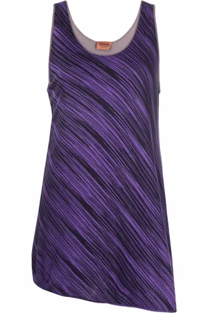 Missoni Top smanicato a righe anni 2000
