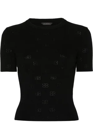 Balenciaga T-shirt BB traforata