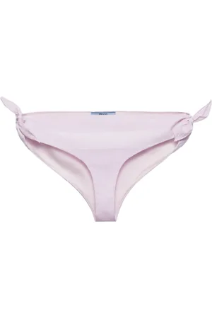 Prada Slip bikini con nodo laterale