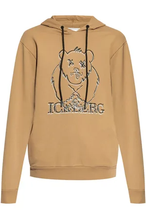Iceberg Felpa con ricamo logo a contrasto