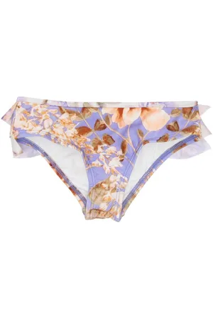 ZIMMERMANN Slip bikini a fiori