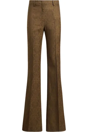 Etro Pantaloni con motivo jacquard