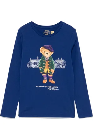 Ralph Lauren T-shirt con stampa Polo Bear