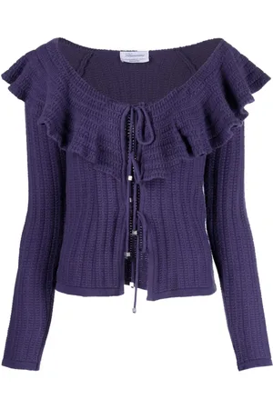 BLUMARINE Cardigan con spalle scoperte