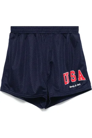 Sporty & Rich Shorts USA Mesh Disco