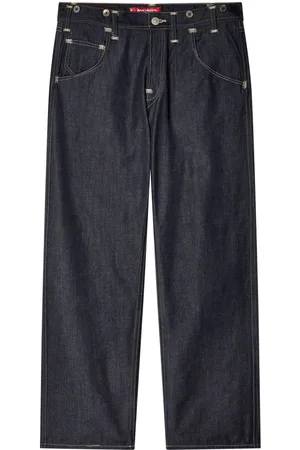 JUNYA WATANABE Jeans slim con cuciture a contrasto
