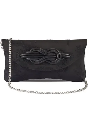 SHANGHAI TANG Clutch Chinese Endless Knot