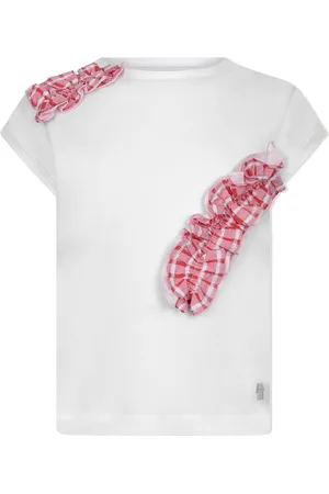 Simonetta T-shirt con ruches
