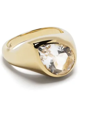 Octavia Elizabeth Anello Aura in giallo 18kt con diamanti