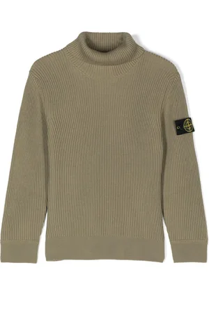 Stone Island Felpa con applicazione Compass