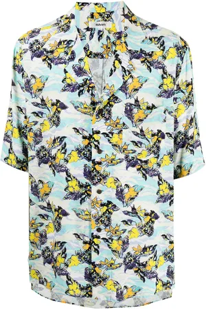 Sulvam Camicia a maniche corte Aloha