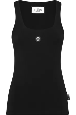Philipp Plein Top con applicazione