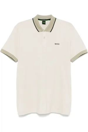 HUGO BOSS Polo con lavorazione in rilievo