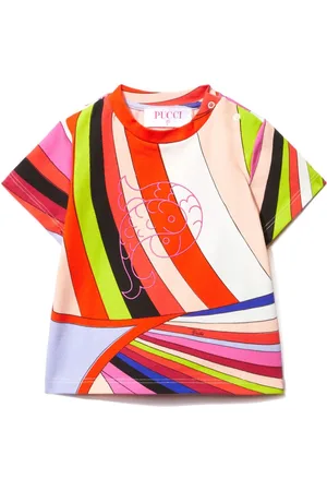 PUCCI Junior T-shirt con stampa Iride