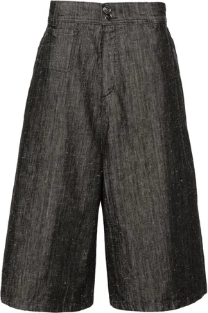 Etro Shorts denim con cavallo basso
