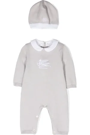 Etro Set neonato con motivo Pegaso
