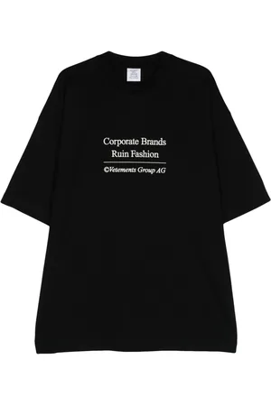 Vetements T-shirt con ricamo