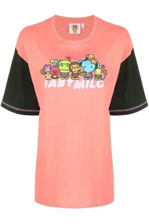 A Bathing Ape T-shirt con design color-block