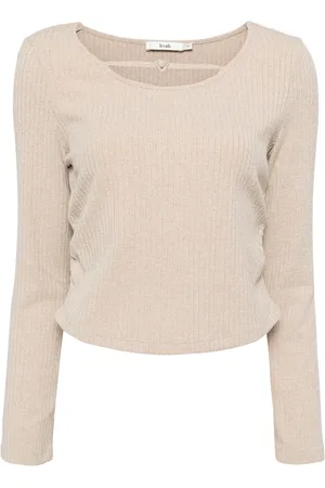 B+AB Top a coste con dettaglio cut-out
