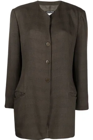 Giorgio Armani Giacca con motivo tartan anni 