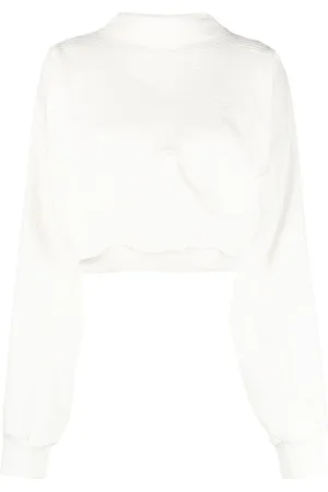 OFF-WHITE Felpa crop Vortix Cor