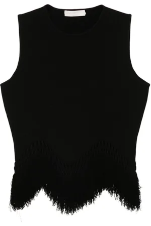 ULLA JOHNSON Top Koa con frange