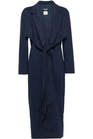 CHANEL Abito midi drappeggiato 1998