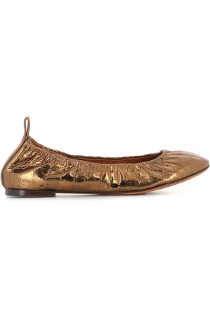 Lanvin Ballerine con effetto coccodrillo