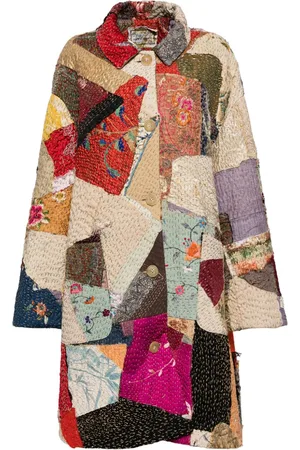 BY WALID Cappotto con ricamo a fiori