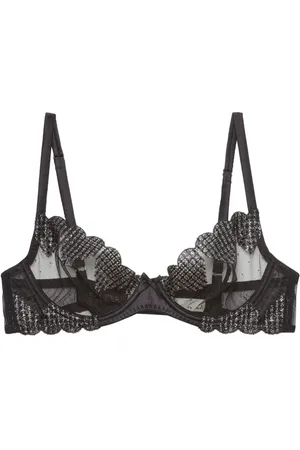 FLEUR DU MAL Reggiseno Heart con ricamo