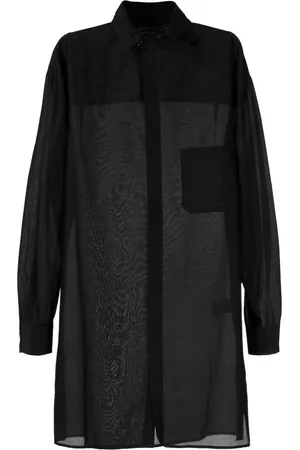 YOHJI YAMAMOTO Camicia con doppio colletto