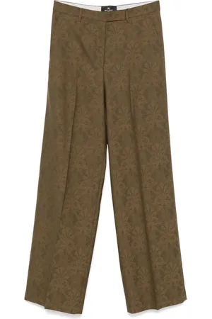 Etro Pantaloni con fantasia jacquard