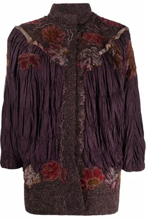 A.N.G.E.L.O. Vintage Cult Giacca con ricamo a fiori anni 