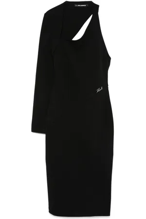 Karl Lagerfeld Abito midi asimmetrico