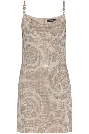 VERSACE Abito corto Crystal Barocco
