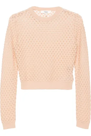 Chloé Maglione crop traforato