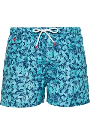 Kiton Costume da bagno con stampa grafica