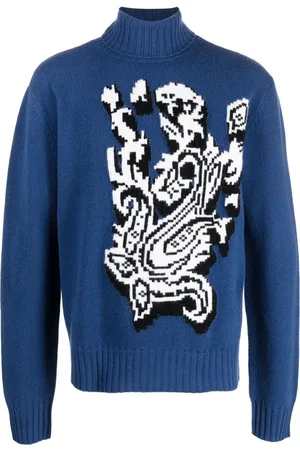 Etro Maglione a collo alto con motivo paisley