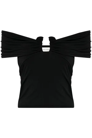 MAGDA BUTRYM Blusa crop con spalle scoperte