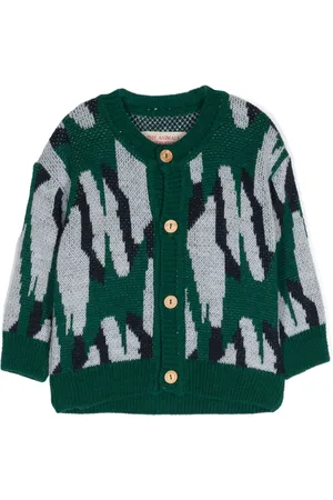 The Animals Observatory Cardigan Serval jacquard