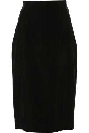 MUGLER Gonna sartoriale con fibbia