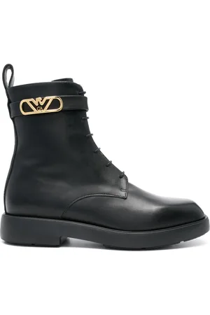 Emporio Armani Stivali con logo aquila