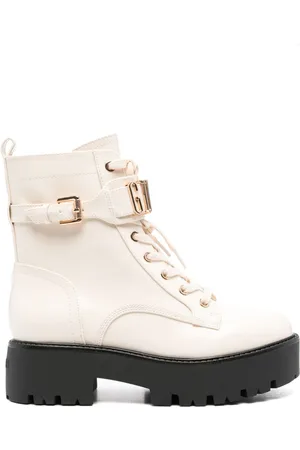 Guess Stivali stringati con logo