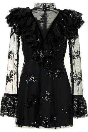 Macgraw Abito midi semi trasparente