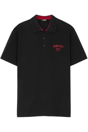 VERSACE Polo con ricamo