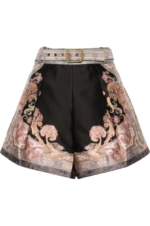 ZIMMERMANN Shorts Illustration Tuck