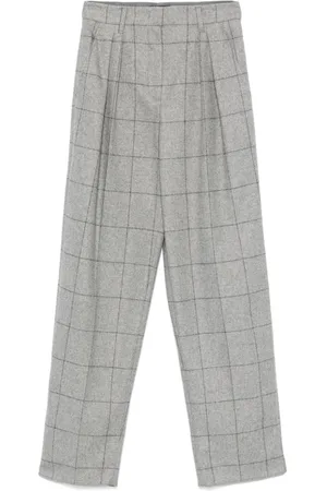 Emporio Armani Pantaloni a quadri con pieghe