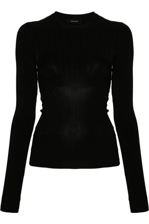 MUGLER Top lavorato a maglia