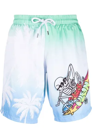 Philipp Plein Costume da bagno con stampa grafica